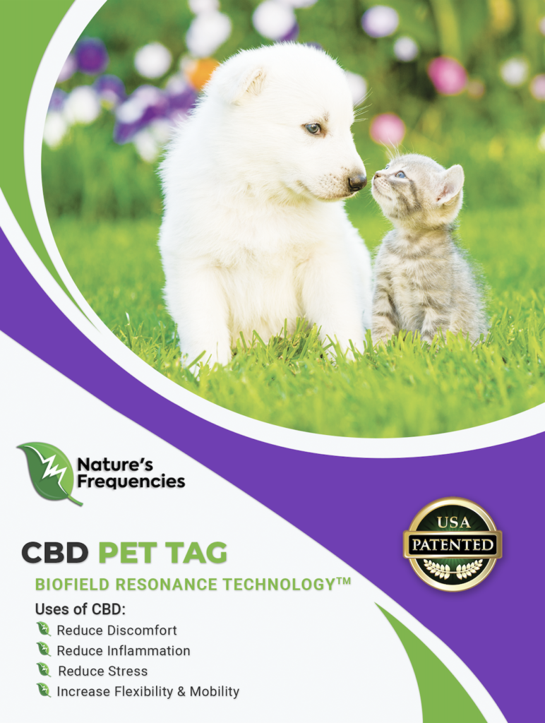 cbd pet tag natures frequencies