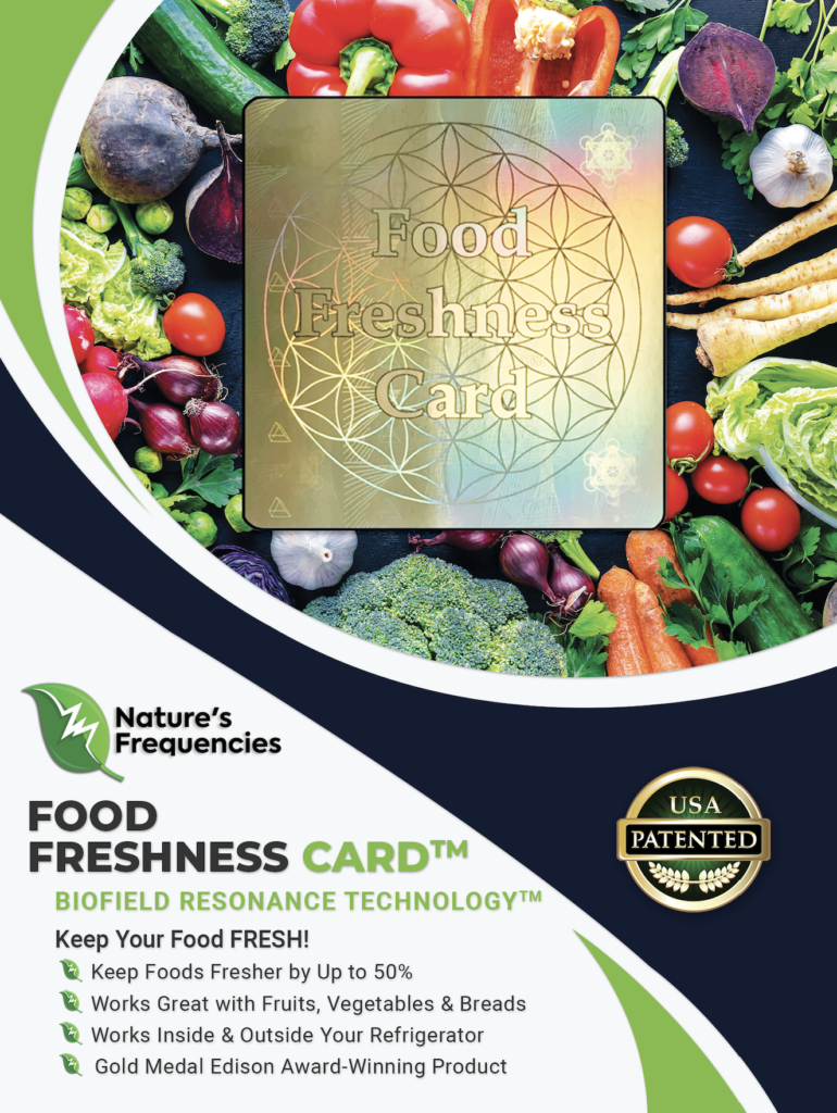 food freshness card natures frequencies